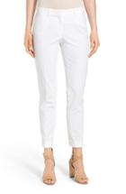 Women's Lafayette 148 New York 'downtown' Stretch Cotton Blend Cuff Ankle Pants