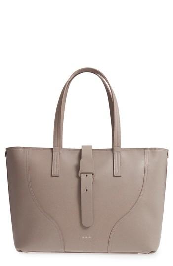 Senreve Voya Pebbled Leather Tote - Brown