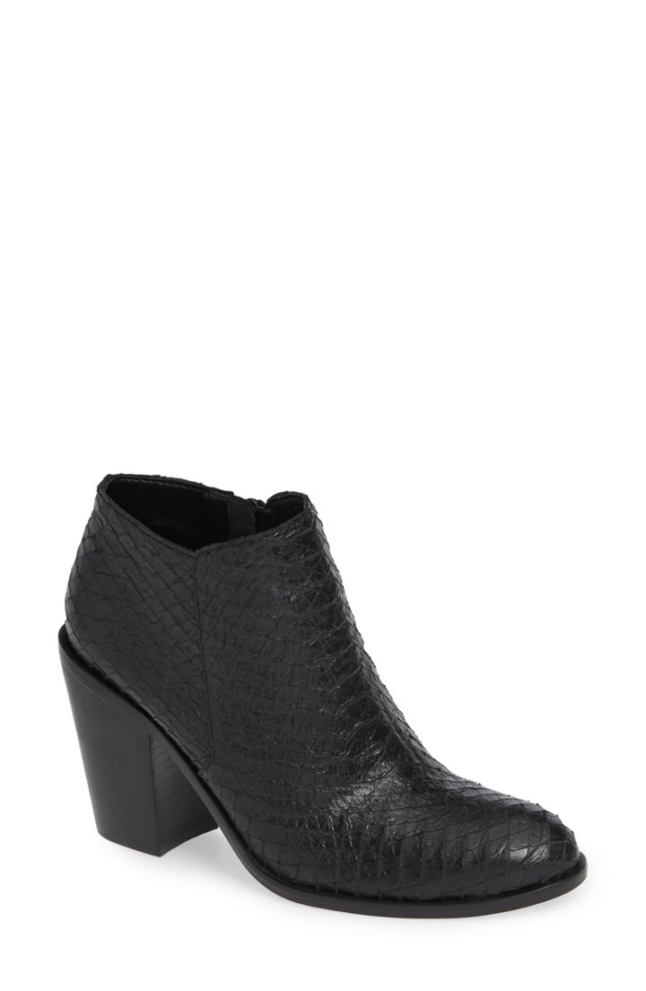 Women's Kaanas Prato Snake Embossed Bootie