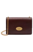 Mulberry Small Darley Leather Clutch - Burgundy