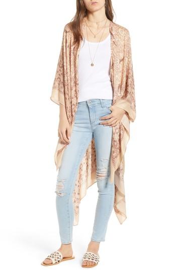 Women's Free People Magic Dance Kimono, Size - Beige