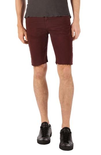 Men's J Brand Eli Cut Off Shorts - Red
