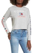 Women's Tommy Jeans '90s Logo Tee - Grey