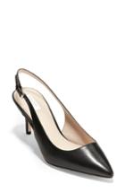 Women's Cole Haan Vesta Slingback Pump .5 B - Black