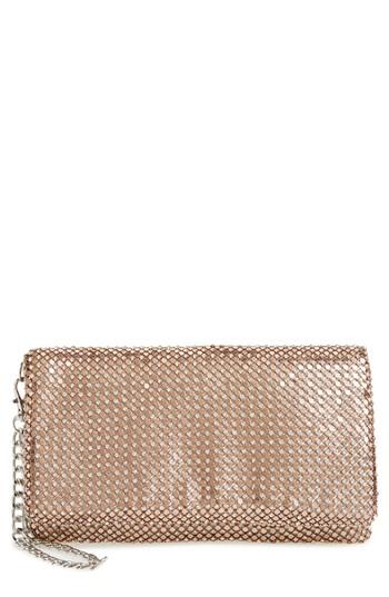 Nordstrom Crystal Mesh Wristlet - Black