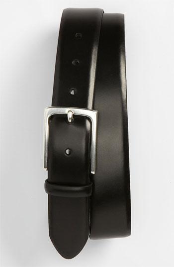 John Varvatos Star Usa Leather Belt Black 36