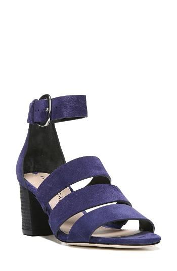 Women's Via Spiga Carys Block Heel Sandal .5 M - Blue