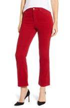 Women's Pam & Gela Corduroy Slim Crop Flare Pants - Red