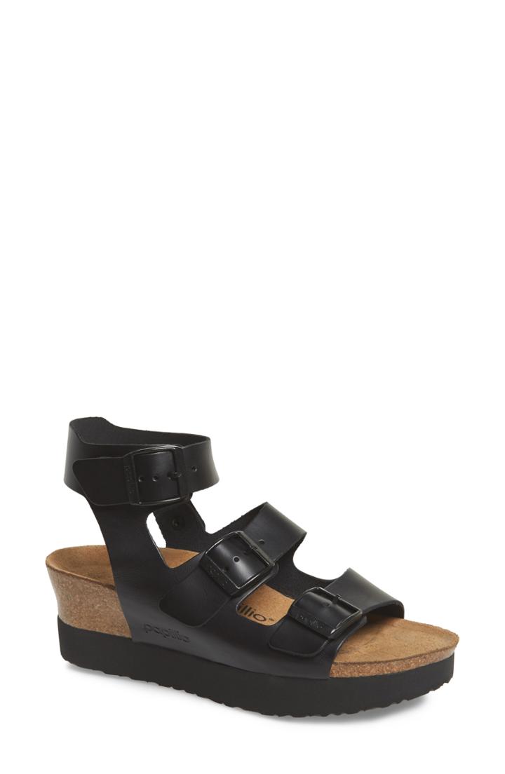Women's Papillio By Birkenstock Linnea Platform Sandal -8.5us / 39eu B - Black