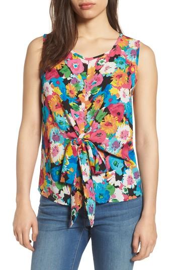 Women's Pleione Convertible Tie Tank Top, Size - Blue/green