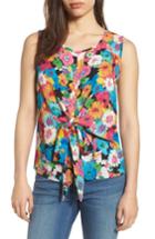 Women's Pleione Convertible Tie Tank Top, Size - Blue/green