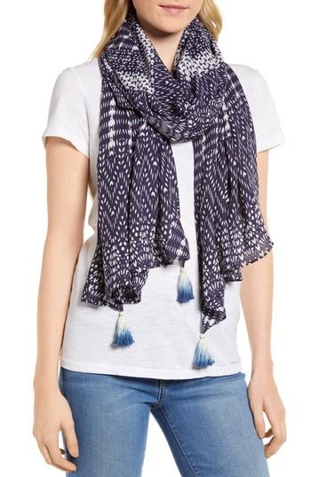 Women's Rebecca Minkoff Berber Oblong Scarf, Size - Blue