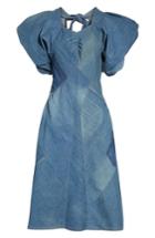 Women's Junya Watanabe Denim Patchwork Dress - Blue