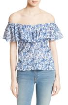 Women's Rebecca Taylor Off The Shoulder Top - Blue