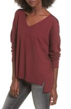 Women's Leith V-neck Sweater - Red