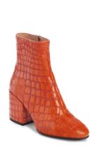 Women's Dries Van Noten Waterproof Block Heel Bootie .5us / 39.5eu - Orange