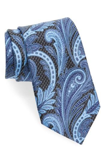 Men's Ermenegildo Zegna Paisley Floral Silk Tie