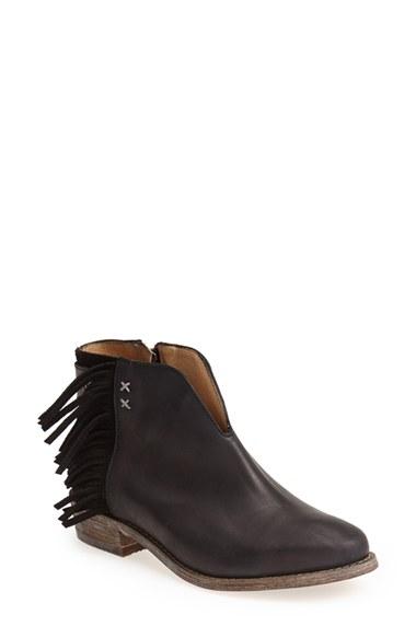 Women's Koolaburra 'dallas' Fringed Leather Bootie