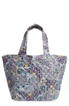 Mz Wallace 'medium Metro' Quilted Oxford Nylon Tote - Yellow