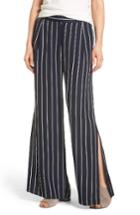 Women's Trouve Side Slit Wide Leg Pants - Blue