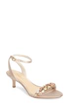 Women's Imagine Vince Camuto Kolo Embellished Kitten Heel Sandal M - White