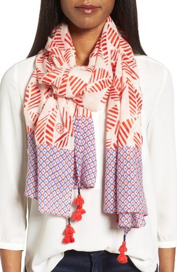 Women's Tory Burch Palmetto Wool Scarf