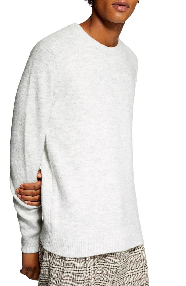 Men's Topman Harlow Classic Fit Sweater - Grey