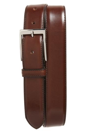 Men's To Boot New York Leather Belt - Parma Marrone