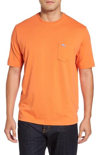 Men's Tommy Bahama 'new Bali Sky' Original Fit Crewneck Pocket T-shirt - Grey