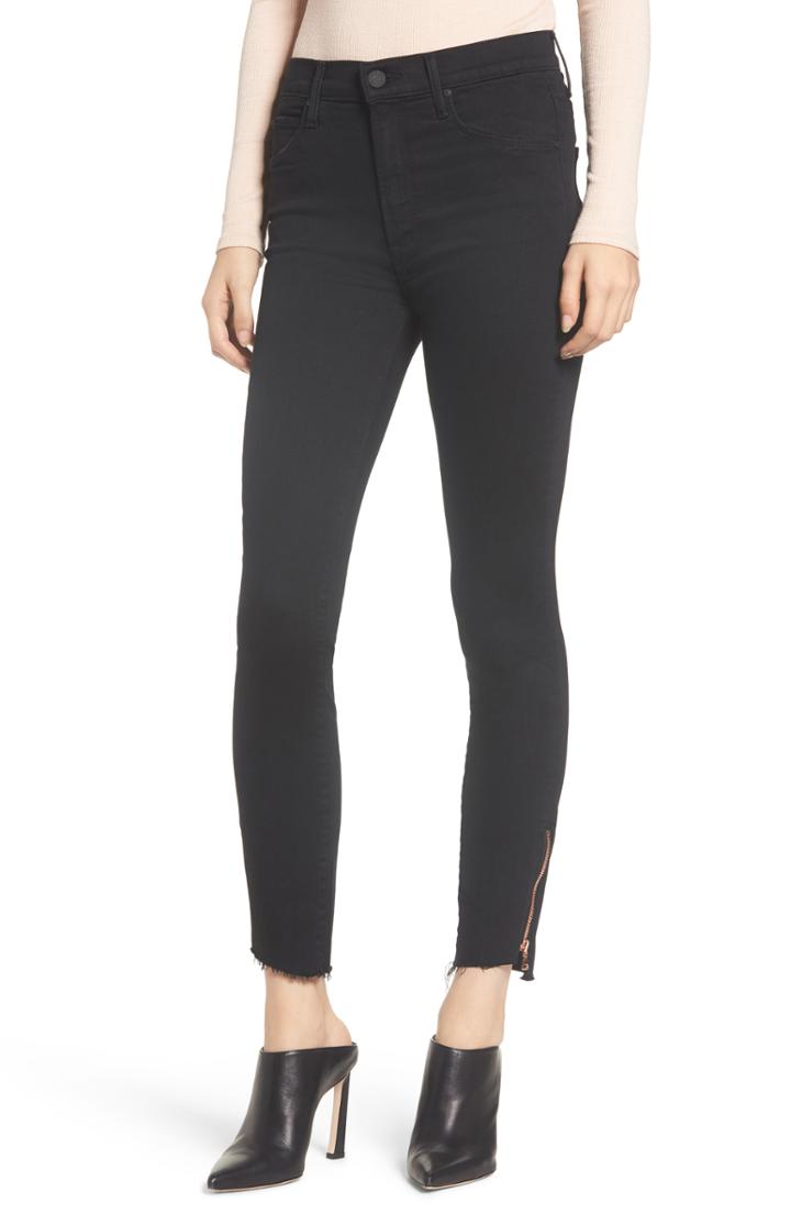 Women's Mother The Stunner High Waist Zip Step Hem Skinny Jeans