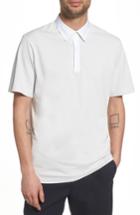 Men's Theory Rugby Rope Fit Polo, Size Xx-large - White