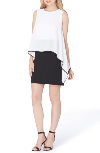Women's Tahari Chiffon Popover Sheath Dress