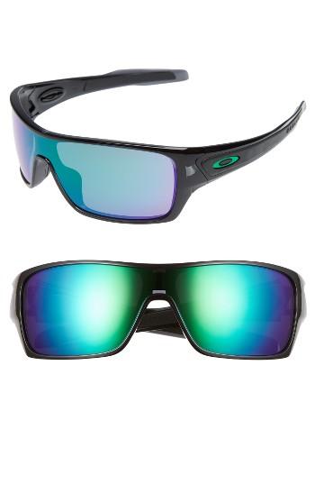 Men's Oakley Turbine Rotor 70mm Sunglasses - Black/green