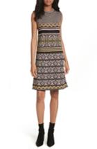 Women's M Missoni Ribbon Knit Sheath Dress Us / 40 It - Purple