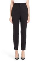 Women's Dolce & Gabbana Crop Tuxedo Pants Us / 42 It - Black