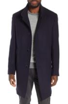 Men's Nordstrom Signature Camden Double Face Wool Blend Coat R - Blue