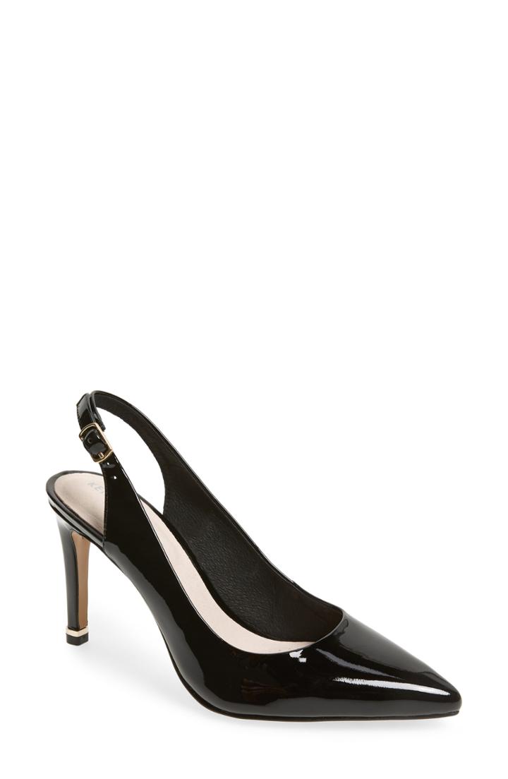 Women's Kenneth Cole New York Riley 85 Slingback Pump .5 M - Black