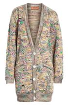 Women's Missoni Longline Cardigan Us / 38 It - Black