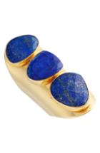 Women's Nakamol Design Anas 3 Stone Lapis Ring