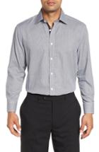 Men's English Laundry Regular Fit Check Dress Shirt .5 - 34/35 - Black