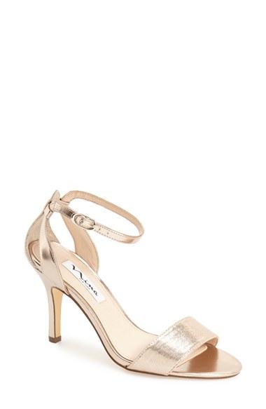 Women's Nina 'venetia' Ankle Strap Sandal M - Pink