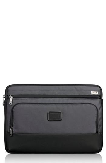 Men's Tumi Alpha 2 - Large Laptop Cover - Grey