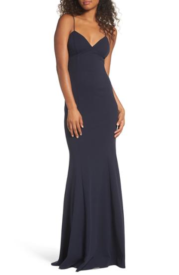 Women's Katie May Luna Stretch Crepe Gown