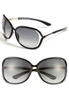 Women's Tom Ford 'raquel' 63mm Oversized Open Side Sunglasses -