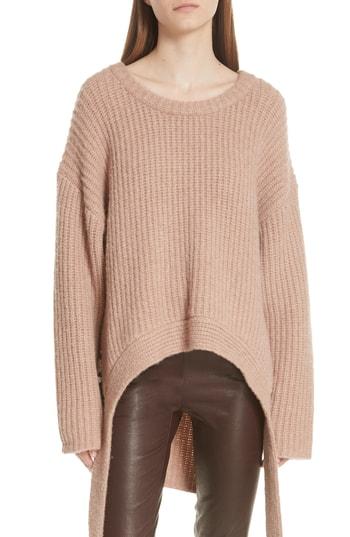 Women's Grey Jason Wu Olympia Merino Wool Blend Sweater - Beige