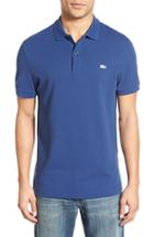 Men's Lacoste 'white Croc' Fit Pique Polo