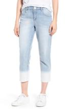 Women's Wit & Wisdom Flex-ellent Bleached Raw Hem Jeans - Blue