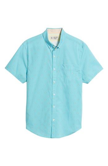Men's Original Penguin Sunshine Woven Shirt - Blue