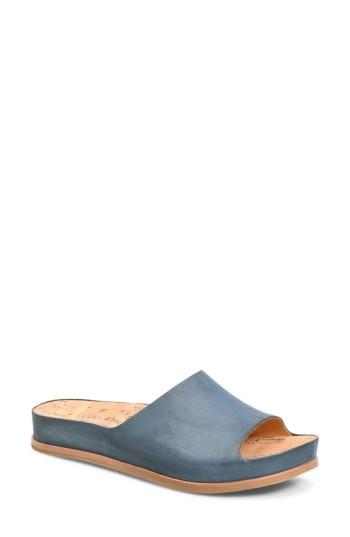 Women's Kork-ease 'tutsi' Slide Sandal M - Blue/green
