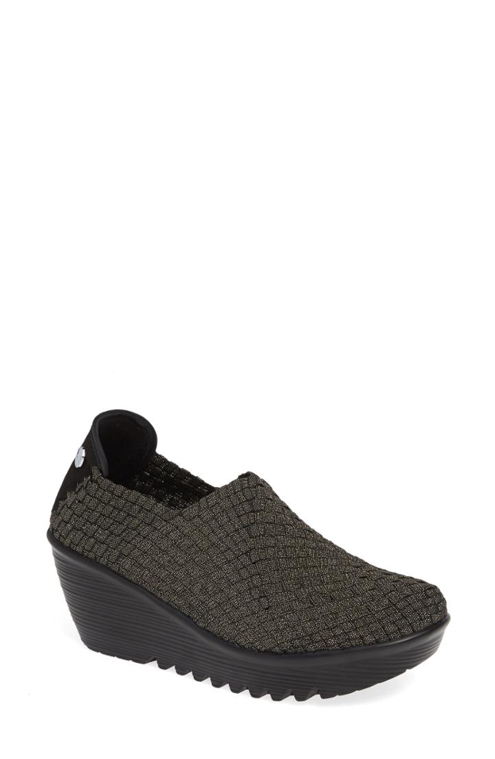 Women's Bernie Mev. 'gem' Wedge Us / 38eu - Metallic
